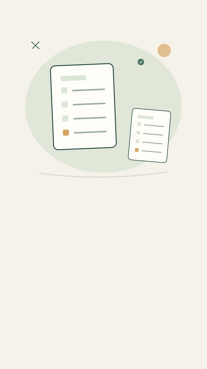 Four illustrated assignment task cards
